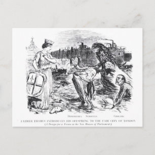 Father Thames Introduces his Offspring Postcard
