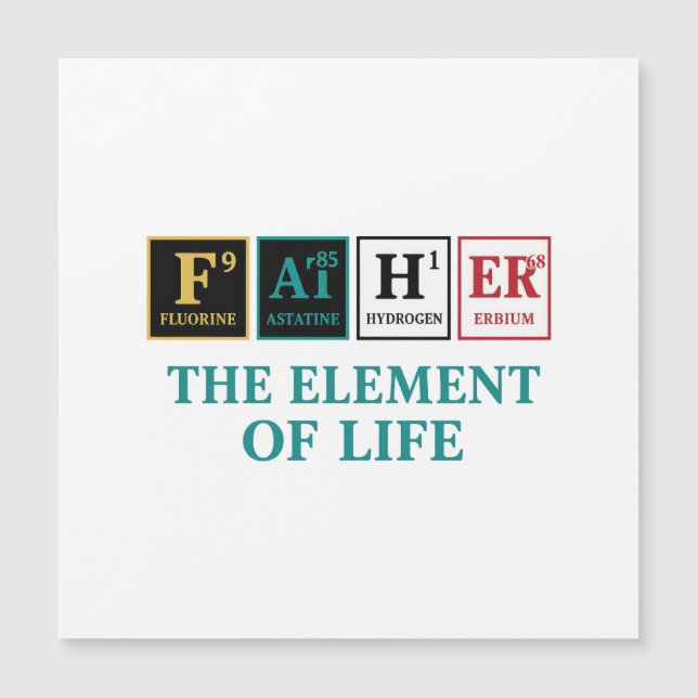 FATHER – The Element of Life | Periodic Table (Front)