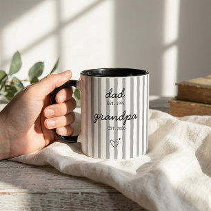 Father to Grandpa Announcement Gift Mug