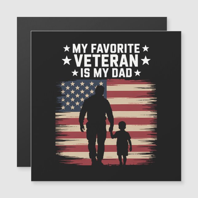 Father Veterans Day Dad Proud (Front/Back)