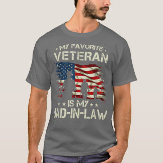 Father Veterans Day My Favourite Veteran Is My Dad T-Shirt