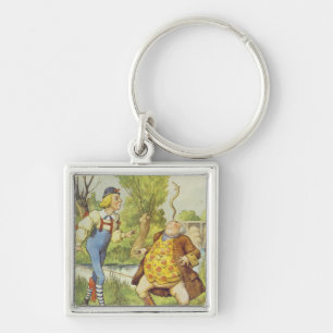 Father William Balancing an Eel on his Nose Key Ring