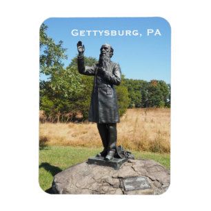 father William Corby statue in Gettysburg PA Magnet