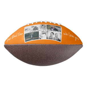 Father with Kids and Family Dad Photo Collage American Football