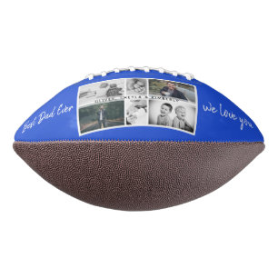 Father with Kids and Family Dad Photo Collage American Football