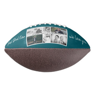 Father with Kids and Family Dad Photo Collage American Football