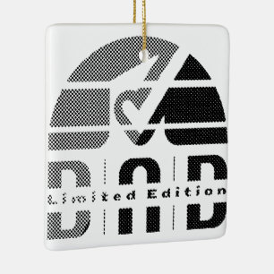 Fatherhood as an Antique Visual Emotion: Best Dad Ceramic Ornament