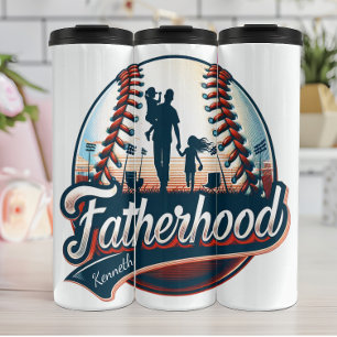 Fatherhood Baseball: Cherished Park Memories Thermal Tumbler