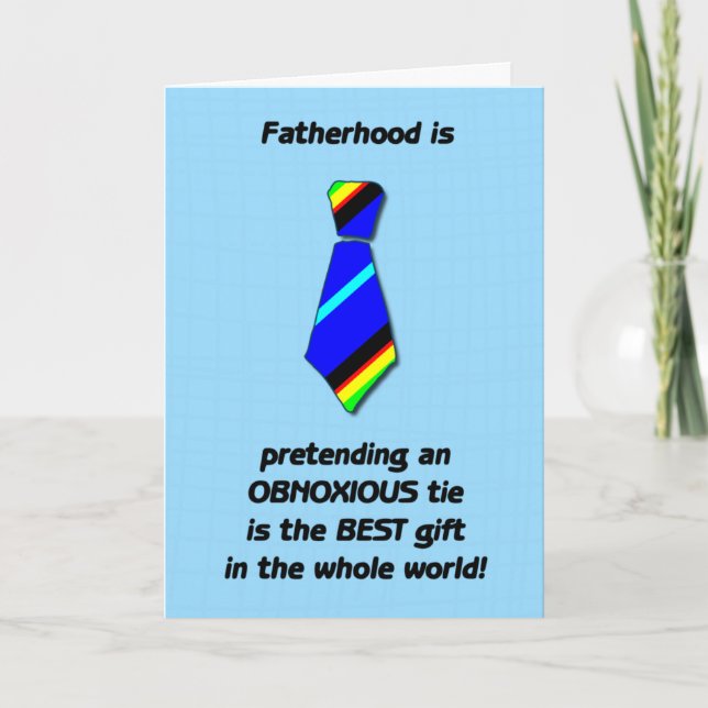 Fatherhood is Father's Day Greeting Card (Front)