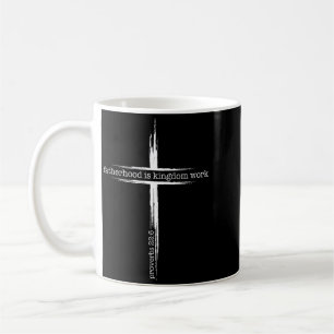 Fatherhood Is Kingdom Work Christian Dad Men Coffee Mug