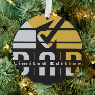 Fatherhood Is Unconditional Love: The Dad Edition Tree Decoration Card