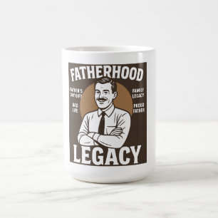 Fatherhood Legacy Vintage Father's Day Coffee Mug