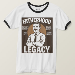 Fatherhood Legacy Vintage Father's Day T-Shirt