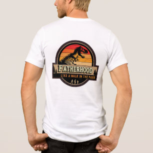 Fatherhood Like a Walk in the Park T-Shirt Tri-Blend Shirt