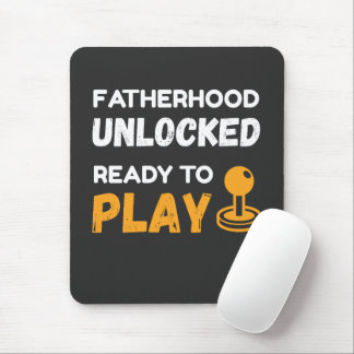 Fatherhood Unlocked Gamer Dad Mouse Mat