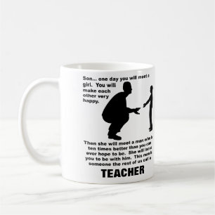 Fatherly Advice Teacher Funny Mug