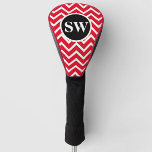 Fathers dads monogrammed chevron   Personalise Golf Head Cover