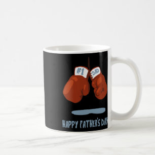 Father's Day #1 Dad Boxing Gloves Coffee Mug