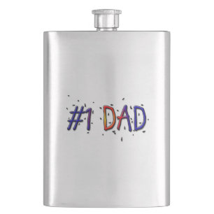 Father's Day #1 Dad Flask