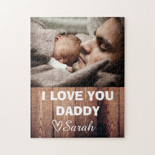 Father's Day 1 Photo Personalised Jigsaw Puzzle