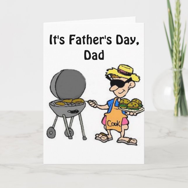 **FATHER'S DAY** 1st YOU GRILL THEN YOU NAP!!!!! Card (Front)