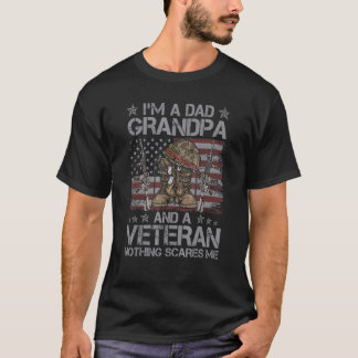 Father's Day 4th Of July I'm A Dad Grandpa And A V T-Shirt