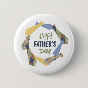 Father's Day 6 Cm Round Badge
