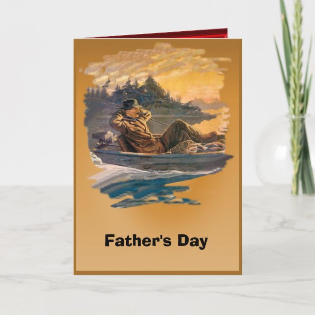 Father's day - A day's fishing Card (Front)