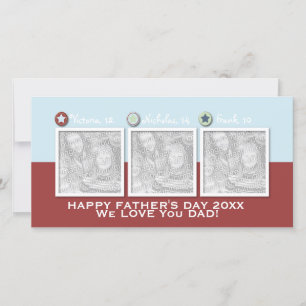 Fathers Day - ADD YOUR PHOTOS - 3 Stars