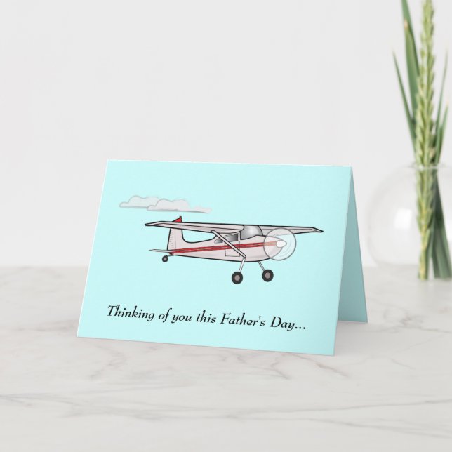Father's Day: Aeroplane Card (Front)