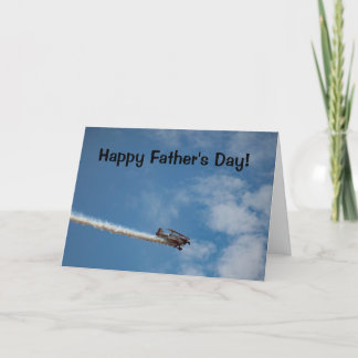 Father's Day Aeroplane Card