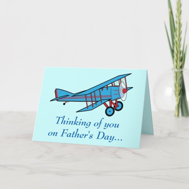 Father's Day: Aeroplane Card (Front)