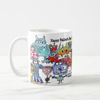 Father's Day Alien Children Mug