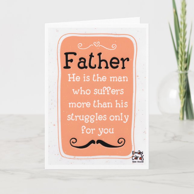 Father's Day - Appreciation Card (Front)