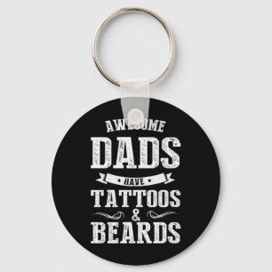 Father's Day Awesome Dads Have Tattoos Key Ring