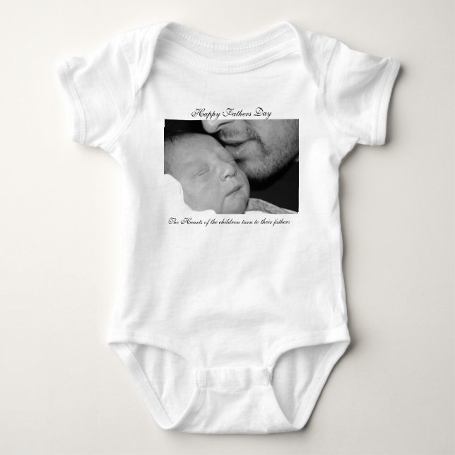 Fathers day baby bodysuit (Front)