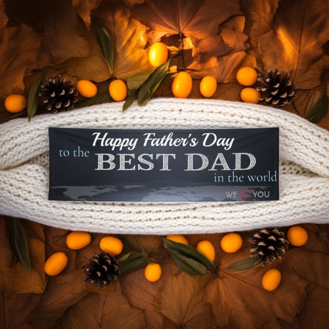 Father's Day Banner | Bold. Heartfelt. zazzlemade (For the world’s best dad—bold, heartfelt, unforgettable. #zazzlemade

)