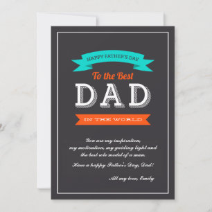 Father's Day Banner Card
