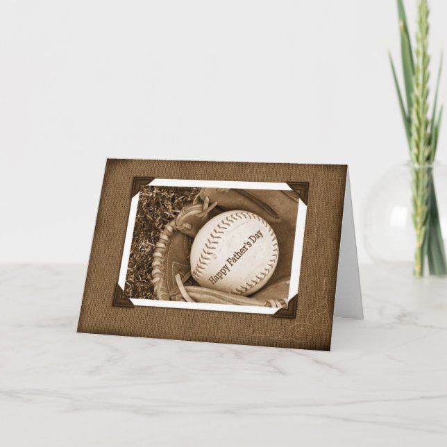 Father's Day baseball Card (Front)