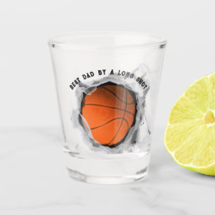 Father's Day Basketball Dad Shot Glass