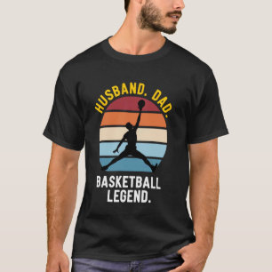 Father's Day Basketball Legend Art T-Shirt