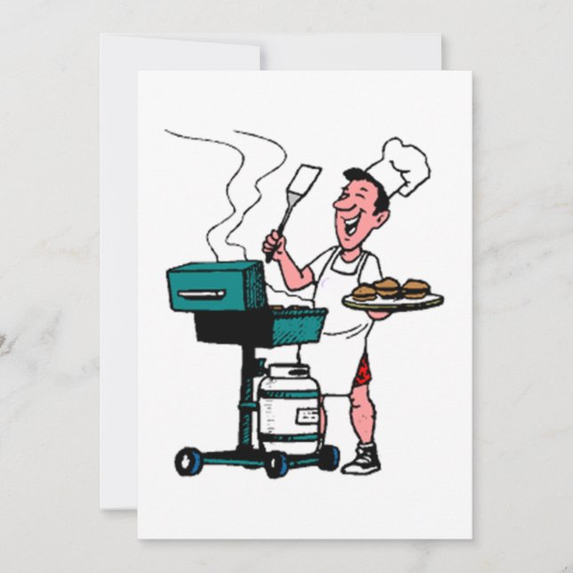 **FATHER'S DAY BBQ** INVITATION (Front)