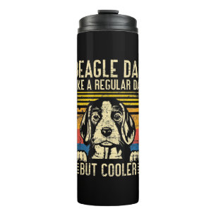 Father's Day Beagle Dog Dad Thermal Tumbler