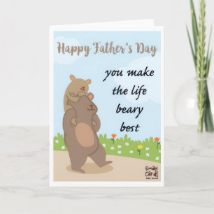 Father's Day - Beary Best Card