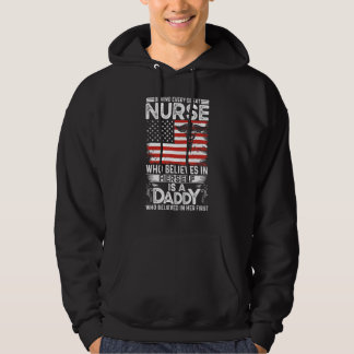 Fathers Day Behind Every Great Nurse Hoodie