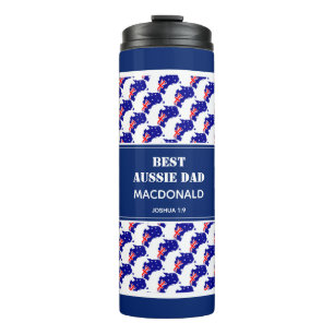 Father's Day BEST AUSSIE DAD Custom Australia Thermal Tumbler