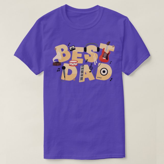 Fathers day BEST dad (1) T-Shirt (Design Front)