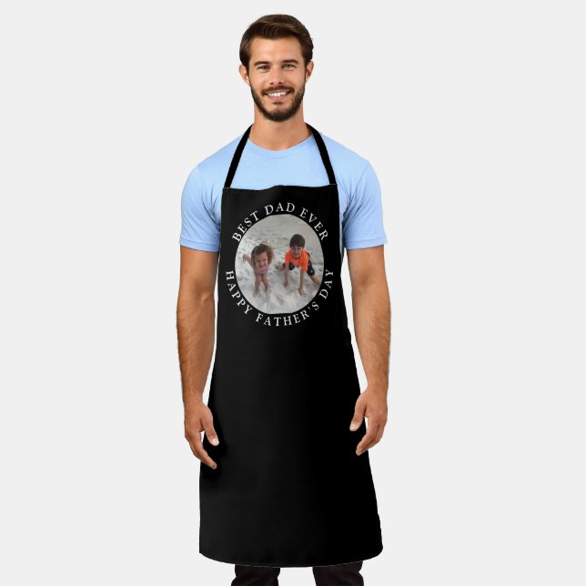 Fathers Day Best Dad BBQ Cooking Apron (Worn)