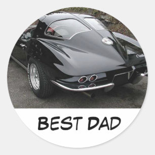Father's Day Best Dad Classic Round Sticker