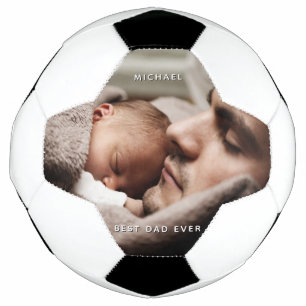 Father's Day Best Dad Custom Photo Custom Message Football